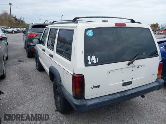 1998 Jeep Cherokee Sport with VIN 1J4FT68S5WL199283, listed as a IAAI auction lot 38377285 with 208,074 mi miles. Bid and sale history available at carsss.com. Image 3.