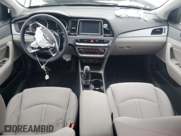 2018 Hyundai Sonata SEL with VIN 5NPE34AFXJH632824, listed as a Copart auction lot 45032625 with Not Provided miles and Salvage Title. Bid and sale history available at DreamBid. Image 8.