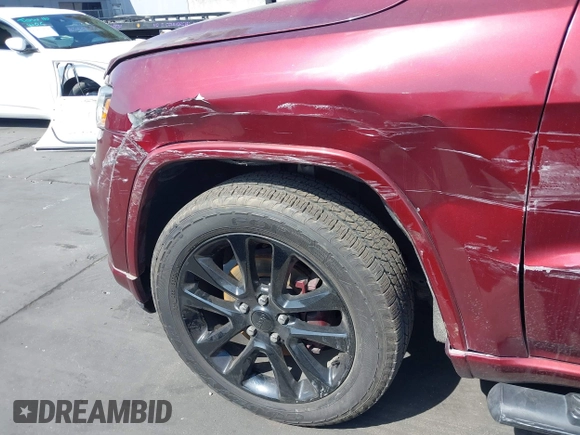 2018 Jeep Grand Cherokee Altitude with VIN 1C4RJEAG0JC433654, listed as a IAAI auction lot 42057867 with 103,552 mi miles and . Bid and sale history available at DreamBid. Image 19.
