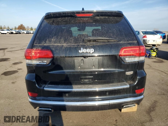 2017 Jeep Grand Cherokee Summit with VIN 1C4RJFJT4HC689096, listed as a Copart auction lot 48569155 with 126,737 mi miles and Salvage title. Bid and sale history available at DreamBid. Image 6.