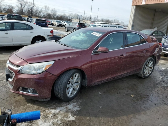 2015 Chevrolet Malibu LT with VIN 1G11D5SLXFF127365, listed as a Copart auction lot 46236235 with 165,236 mi miles and Salvage Title. Bid and sale history available at carsss.com. Image 1.