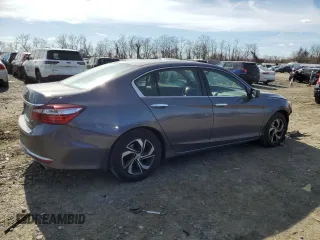 2017 Honda Accord Sedan LX with VIN 1HGCR2F34HA072522, listed as a Copart auction lot 47214295 with 237,702 mi miles and Salvage Title. Bid and sale history available at carsss.com. Image 3.