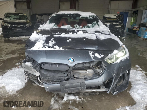 2021 BMW 2 Series M235i xDrive with VIN WBA13AL07M7G77699, listed as a Copart auction lot 89232885 with 52,210 mi miles and Salvage Title. Bid and sale history available at DreamBid. Image 5.
