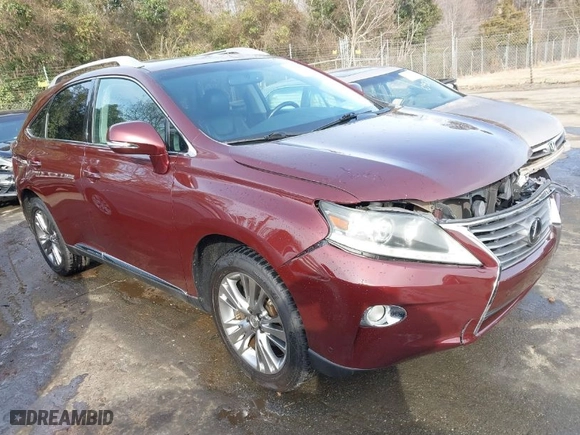 2013 Lexus RX 350 with VIN 2T2ZK1BA2DC114974, listed as a IAAI auction lot 41589078 with 77,622 mi miles. Bid and sale history available at carsss.com. Image 1.