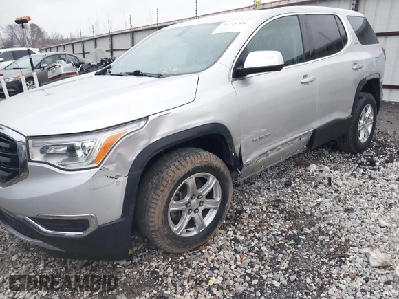 2019 GMC Acadia SLE with VIN 1GKKNKLA9KZ105777, listed as a IAAI auction lot 41711704 with 133,985 mi miles. Bid and sale history available at carsss.com. Image 6.