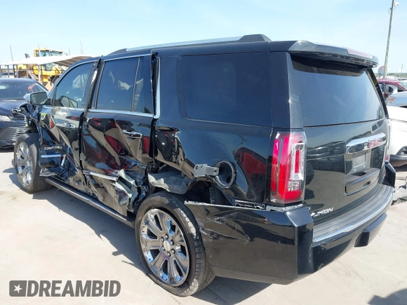 2016 GMC Yukon Denali with VIN 1GKS2CKJ4GR110747, listed as a IAAI auction lot 41876778 with 1 mi miles. Bid and sale history available at carsss.com. Image 3.