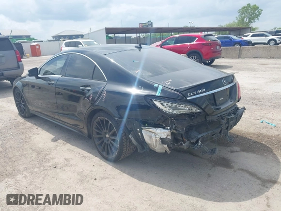 2016 Mercedes-Benz CLS 400 with VIN WDDLJ6FB6GA186580, listed as a IAAI auction lot 42123820 with 146,944 mi miles and . Bid and sale history available at DreamBid. Image 3.