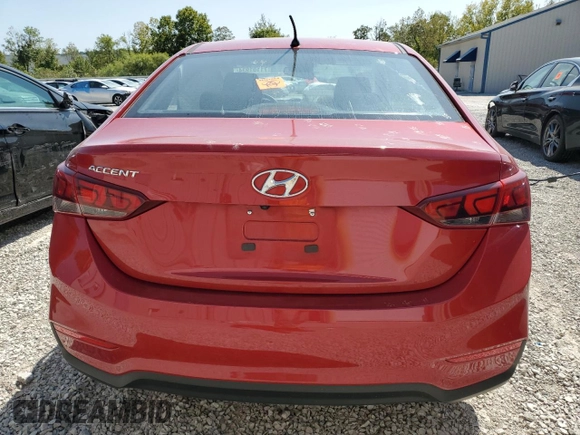 2018 Hyundai Accent SEL with VIN 3KPC24A36JE027154, listed as a Copart auction lot 71101934 with 76,717 mi miles and Salvage Title. Bid and sale history available at carsss.com. Image 6.