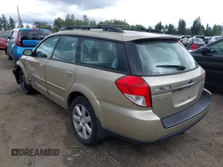 2008 Subaru Outback i with VIN 4S4BP61C187340711, listed as a IAAI auction lot 42548851 with 184,882 mi miles and . Bid and sale history available at DreamBid. Image 3.