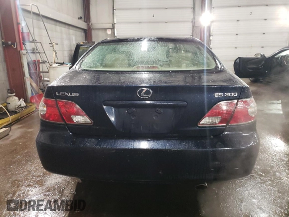 2002 Lexus ES 300 with VIN JTHBF30G125010658, listed as a Copart auction lot 43222855 with 101,808 mi miles and Non Repairable. Bid and sale history available at DreamBid. Image 6.