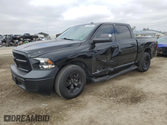 2022 Ram 1500 Tradesman with VIN 3C6RR6KGXNG310340, listed as a Copart auction lot 43163405 with 101,282 mi miles and Salvage title. Bid and sale history available at DreamBid. Image 1.