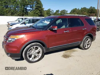 2014 Ford Explorer Limited with VIN 1FM5K7F91EGB49977, listed as a Copart auction lot 74756064 with 125,411 mi miles and Salvage Title. Bid and sale history available at DreamBid. Image 1.