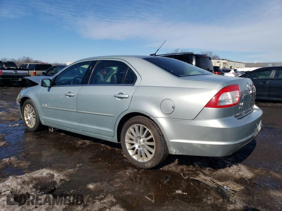 2007 Mercury Milan Premier with VIN 3MEHM08Z97R652599, listed as a Copart auction lot 46596345 with 92,720 mi miles and Salvage Title. Bid and sale history available at carsss.com. Image 2.