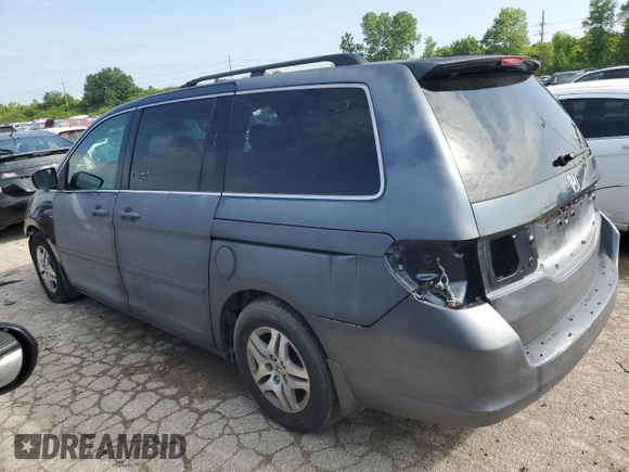 2005 Honda Odyssey EX with VIN 5FNRL38405B409311, listed as a Copart auction lot 55658634 with 189,322 mi miles and Clean Title. Bid and sale history available at carsss.com. Image 2.