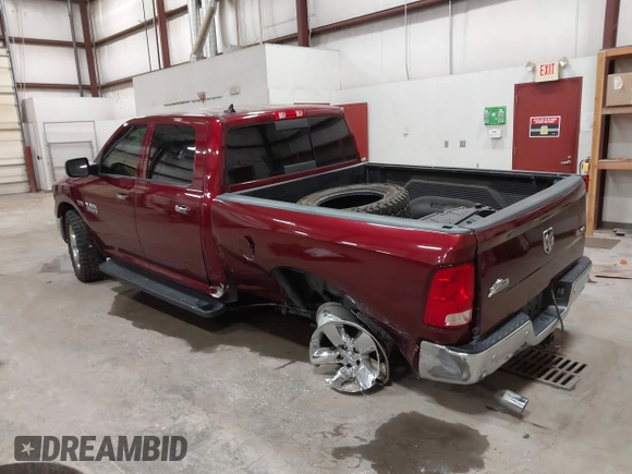 2017 Ram 1500 Big Horn with VIN 1C6RR7TT9HS583431, listed as a IAAI auction lot 42437692 with 121,764 mi miles and . Bid and sale history available at DreamBid. Image 3.
