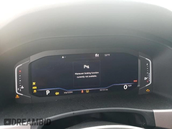 2020 Volkswagen Atlas SEL z VIN 1V2ME2CAXLC232299, wystawiony jako Copart lot #57298205 z przebiegiem 55 151 mil mil oraz Szkoda całkowita • Salvage title. Historia ofert i sprzedaży dostępna na DreamBid. Obrazek 9.
