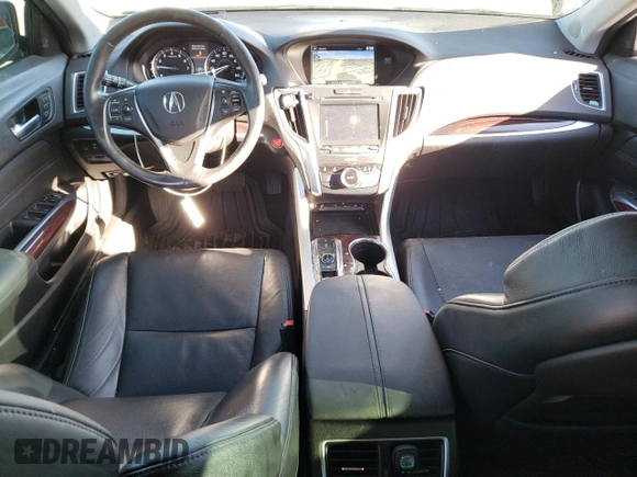 2016 Acura TLX V6 Advance with VIN 19UUB3F76GA003766, listed as a Copart auction lot 73115244 with 81,655 mi miles and Salvage Title. Bid and sale history available at carsss.com. Image 8.