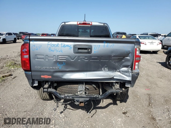 2022 Chevrolet Colorado 4WD LT с VIN 1GCGTCEN7N1242409, выставлен на аукционе Copart как лот 52299485 с пробегом 45 327 миль миль и Списание • Salvage title. История ставок и продаж доступна на DreamBid. Изображение 6.