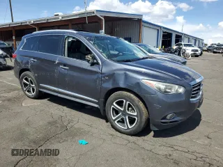 2014 Infiniti QX60 with VIN 5N1AL0MM1EC527510, listed as a Copart auction lot 51605645 with 146,933 mi miles and Salvage Title. Bid and sale history available at carsss.com. Image 4.