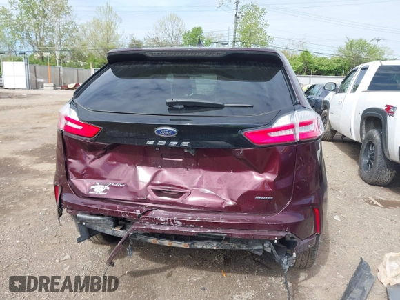 2021 Ford Edge Titanium with VIN 2FMPK4K99MBA41965, listed as a IAAI auction lot 42114607 with 87,848 mi miles and . Bid and sale history available at DreamBid. Image 17.