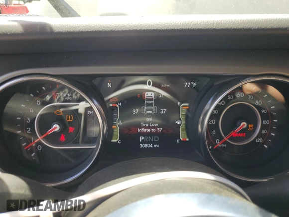 2021 Jeep Wrangler Unlimited Rubicon с VIN 1C4HJXFG0MW606057, выставлен на аукционе Copart как лот 51122355 с пробегом 30 804 миль миль и Списание • Salvage title. История ставок и продаж доступна на DreamBid. Изображение 9.