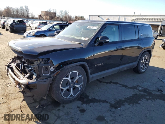2023 Rivian R1S Adventure with VIN 7PDSGABA2PN014942, listed as a Copart auction lot 88597535 with 0 mi miles and Salvage Title. Bid and sale history available at carsss.com. Image 1.