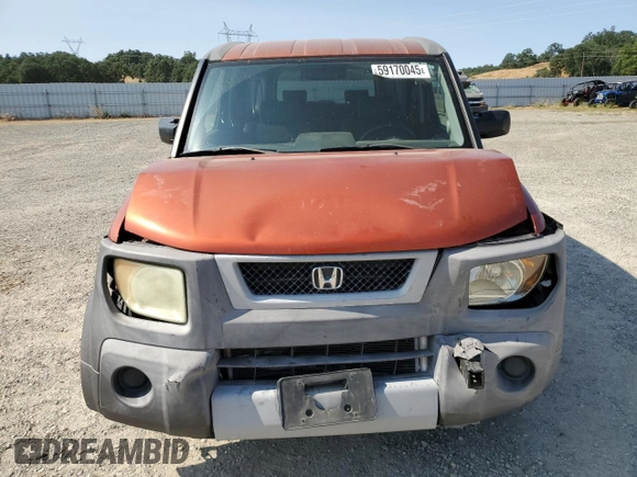2004 Honda Element EX z VIN 5J6YH18674L004734, wystawiony jako Copart lot #59170045 z przebiegiem 157 105 mil mil oraz Szkoda całkowita • Salvage title. Historia ofert i sprzedaży dostępna na DreamBid. Obrazek 5.