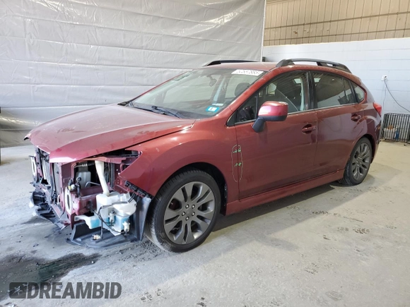 2014 Subaru Impreza Special Sports Premium z VIN JF1GPAL61E8288805, wystawiony jako Copart lot #52557885 z przebiegiem 91 889 mil mil oraz Szkoda całkowita • Salvage title. Historia ofert i sprzedaży dostępna na DreamBid. Obrazek 1.