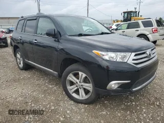 2012 Toyota Highlander Limited with VIN 5TDDK3EH5CS105761, listed as a Copart auction lot 60208055 with 167,190 mi miles and Clean title. Bid and sale history available at DreamBid. Image 4.