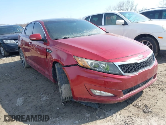 2012 Kia Optima SX z VIN 5XXGR4A60CG049992, wystawiony jako IAAI lot #41760937 z przebiegiem 153 769 mil mil oraz . Historia ofert i sprzedaży dostępna na DreamBid. Obrazek 1.