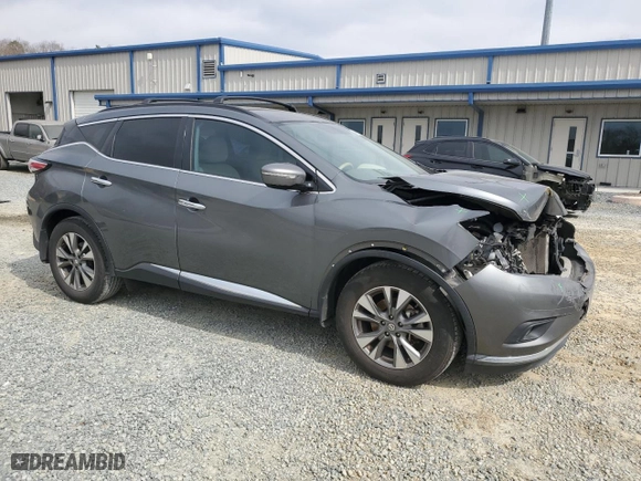 2015 Nissan Murano Platinum with VIN 5N1AZ2MG8FN280481, listed as a Copart auction lot 46923685 with 107,022 mi miles and Salvage Title. Bid and sale history available at carsss.com. Image 4.