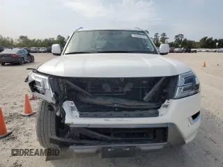 2022 Nissan Armada SV with VIN JN8AY2AC0N9160114, listed as a Copart auction lot 76266474 with 44,285 mi miles and Salvage Title. Bid and sale history available at carsss.com. Image 5.