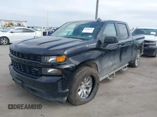 2020 Chevrolet Silverado 1500 Custom with VIN 3GCPWBEH0LG399936, listed as a IAAI auction lot 41586221 with 123,715 mi miles. Bid and sale history available at carsss.com. Image 17.