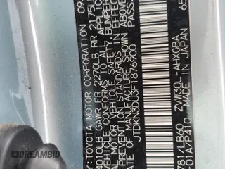 2015 Toyota Prius Four z VIN JTDKN3DU3F1876900, wystawiony jako Copart lot #58569335 z przebiegiem Nie podano mil oraz Szkoda całkowita • Salvage title. Historia ofert i sprzedaży dostępna na DreamBid. Obrazek 12.