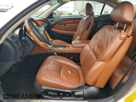 2002 Lexus SC 430 с VIN JTHFN48Y220033354, выставлен на аукционе Copart как лот 57753905 с пробегом 179 099 миль миль и Списание • Salvage title. История ставок и продаж доступна на DreamBid. Изображение 7.