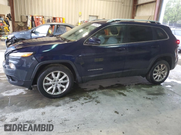 2015 Jeep Cherokee Limited with VIN 1C4PJLDSXFW711302, listed as a Copart auction lot 51950425 with 51,623 mi miles and Salvage Title. Bid and sale history available at DreamBid. Image 1.