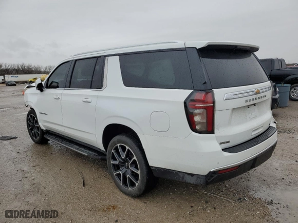 2021 Chevrolet Suburban LT with VIN 1GNSCCKD2MR261365, listed as a Copart auction lot 47883225 with 89,128 mi miles and Salvage Title. Bid and sale history available at carsss.com. Image 2.