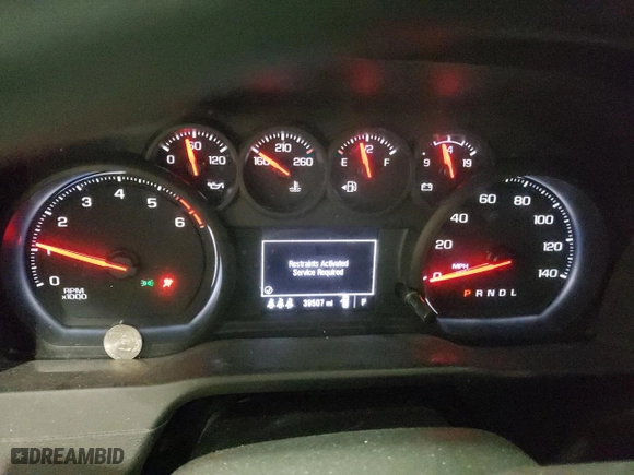 2024 Chevrolet Silverado 2500HD Custom with VIN 1GC4YME77RF114028, listed as a Copart auction lot 85959514 with 39,507 mi miles and Salvage Title. Bid and sale history available at carsss.com. Image 9.