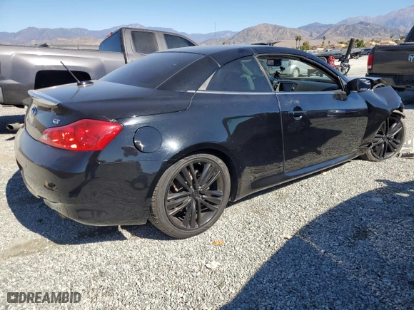 2011 Infiniti G37 Convertible with VIN JN1CV6FE0BM951205, listed as a Copart auction lot 78656144 with 134,676 mi miles and Salvage Title. Bid and sale history available at carsss.com. Image 3.