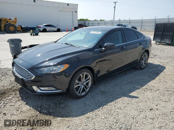 2017 Ford Fusion SE with VIN 3FA6P0H93HR207105, listed as a Copart auction lot 59310365 with 81,313 mi miles and Salvage title. Bid and sale history available at DreamBid. Image 1.
