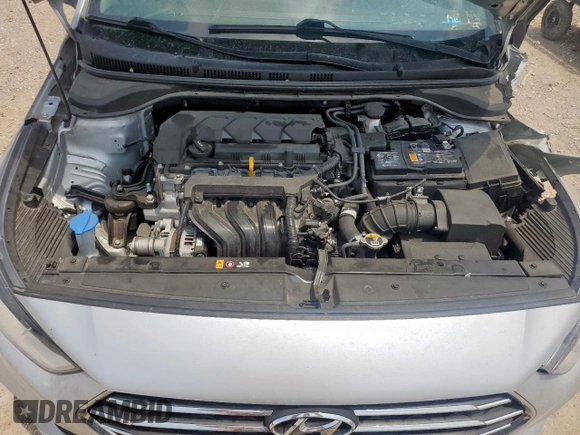2022 Hyundai Accent SE with VIN 3KPC24A63NE157747, listed as a Copart auction lot 57360145 with 41,353 mi miles and Salvage title. Bid and sale history available at DreamBid. Image 11.