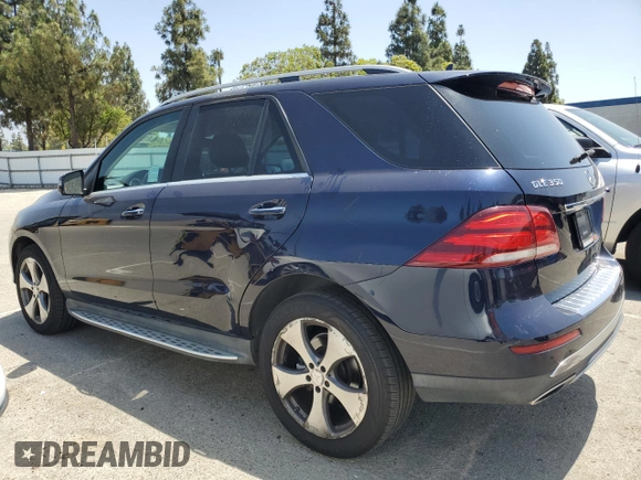 2016 Mercedes-Benz GLE 350 with VIN 4JGDA5JB6GA660135, listed as a Copart auction lot 61987055 with 132,068 mi miles and Clean title. Bid and sale history available at DreamBid. Image 2.