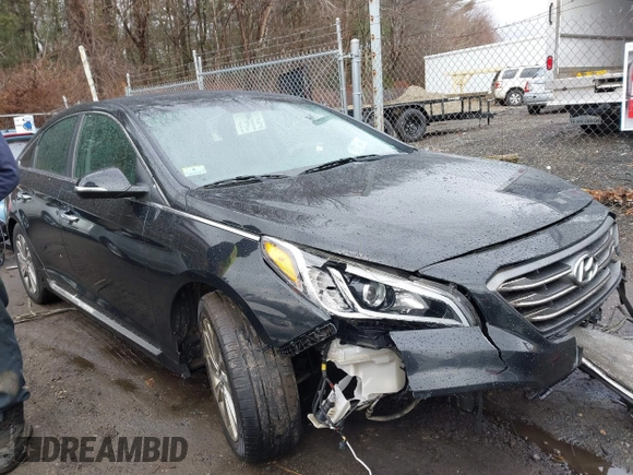 2017 Hyundai Sonata Sport with VIN 5NPE34AF1HH480121, listed as a IAAI auction lot 41823070 with 81,569 mi miles. Bid and sale history available at carsss.com. Image 1.