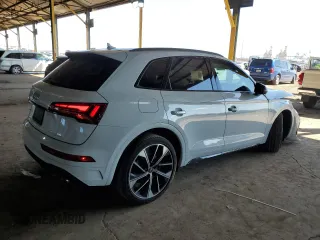 2021 Audi SQ5 Premium Plus with VIN WA1B4AFY7M2027409, listed as a Copart auction lot 46095593 with 13,648 mi miles. Bid and sale history available at carsss.com. Image 3.