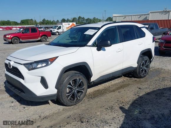 2021 Toyota RAV4 LE with VIN 2T3H1RFV0MW115299, listed as a IAAI auction lot 42030049 with 38,446 mi miles. Bid and sale history available at carsss.com. Image 17.