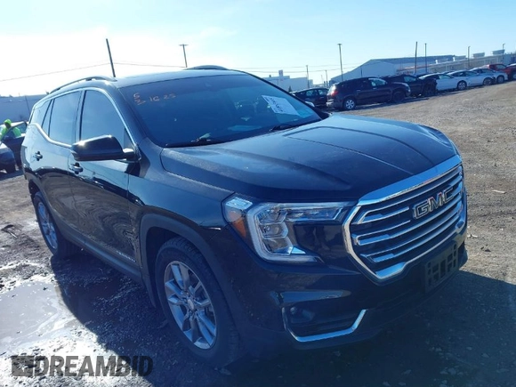 2022 GMC Terrain SLT with VIN 3GKALVEVXNL171057, listed as a IAAI auction lot 41863665 with 25,114 mi miles. Bid and sale history available at carsss.com. Image 1.