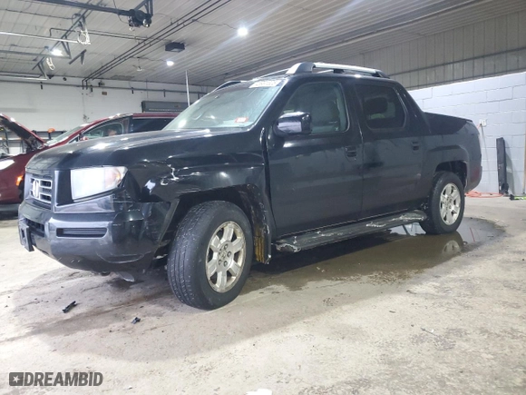 2008 Honda Ridgeline RTL with VIN 2HJYK165X8H531215, listed as a Copart auction lot 45991305 with 205,117 mi miles and Salvage Title. Bid and sale history available at carsss.com. Image 1.