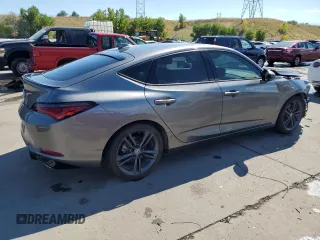 2023 Acura Integra w/A-Spec Package with VIN 19UDE4H31PA004007, listed as a Copart auction lot 71381574 with 39,960 mi miles and Salvage Title. Bid and sale history available at carsss.com. Image 3.
