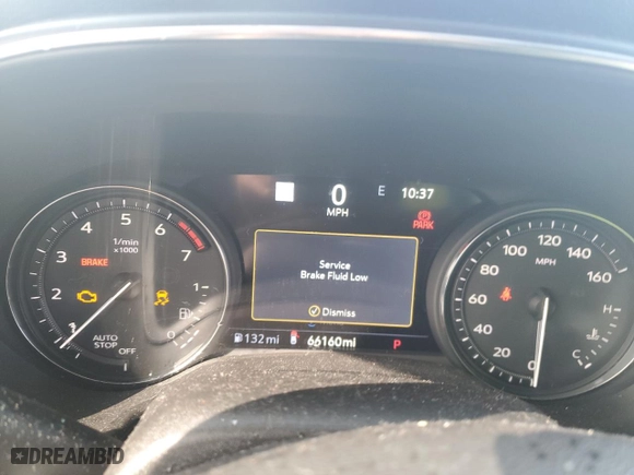 2020 Cadillac CT5 Premium Luxury with VIN 1G6DT5RK4L0124256, listed as a Copart auction lot 43450124 with 66,160 mi miles. Bid and sale history available at carsss.com. Image 9.