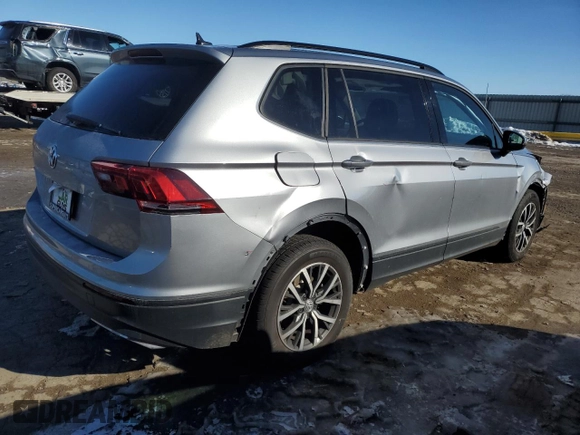 2021 Volkswagen Tiguan S with VIN 3VV1B7AX0MM053787, listed as a Copart auction lot 88026115 with 67,022 mi miles and Clean title. Bid and sale history available at DreamBid. Image 3.